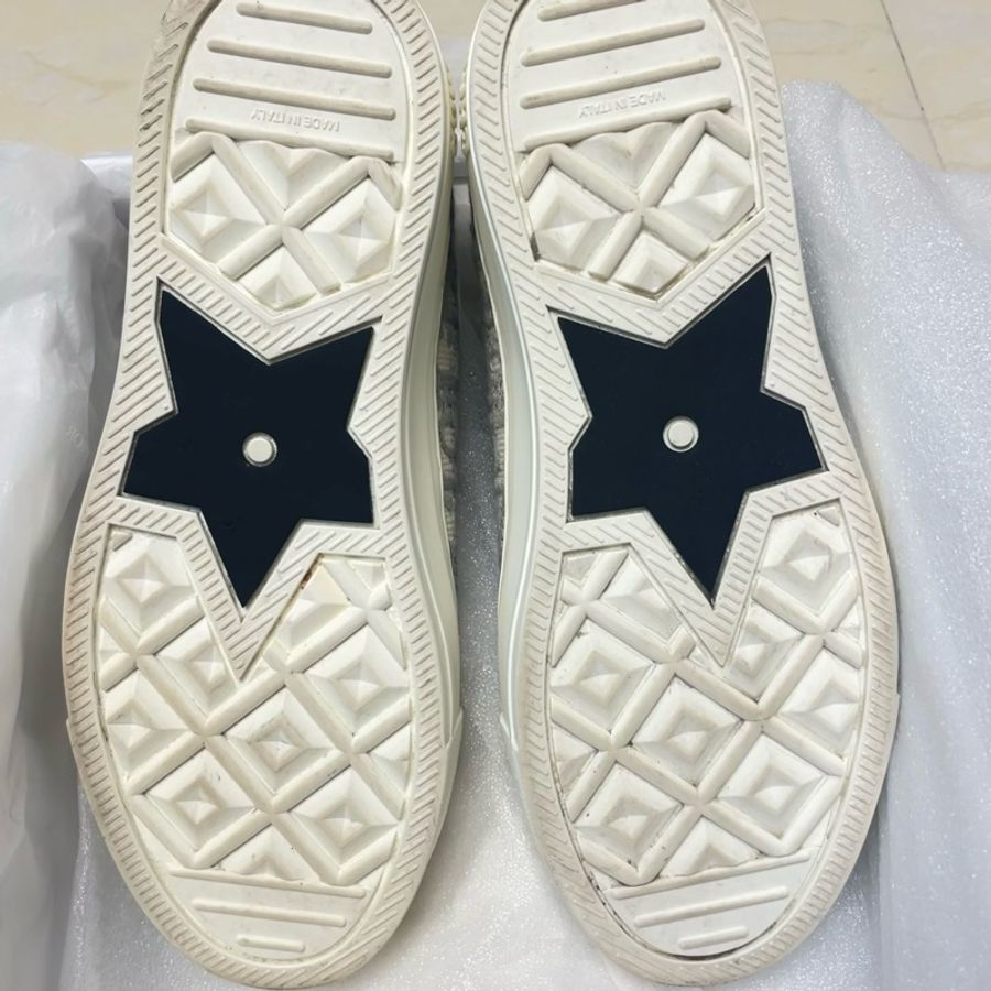 Dior 帆布鞋灰色-2