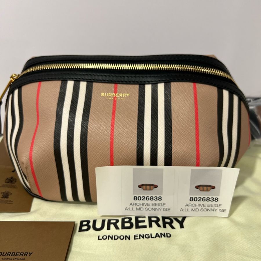 🔥🔥🔥100% Authentic Burberry經典 胸/腰包-4