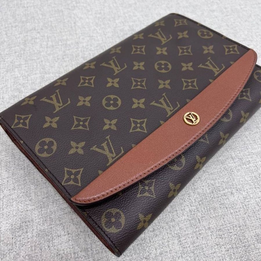 lv 路易威登 vintage 經𠔓 老花 手拿包 斜背包 肩背包 側背包 手提包-7
