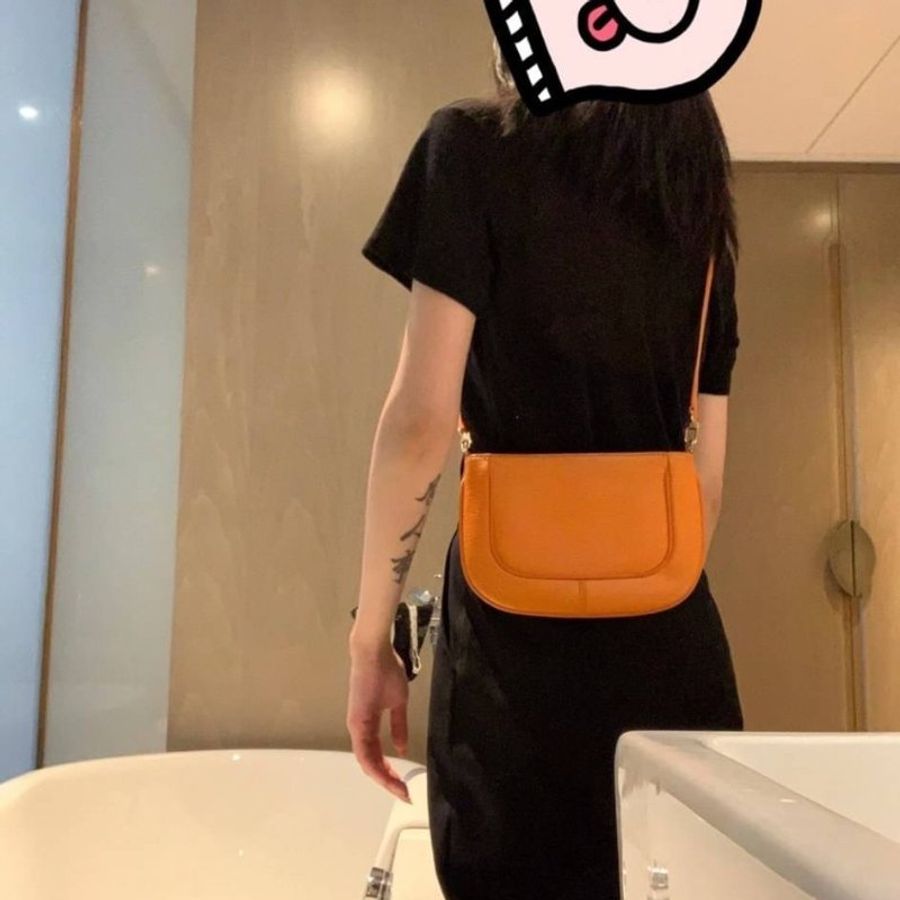 Lv 路易威登 epi 黃 水波紋 斜背包 肩背包 側背包 手提包-4