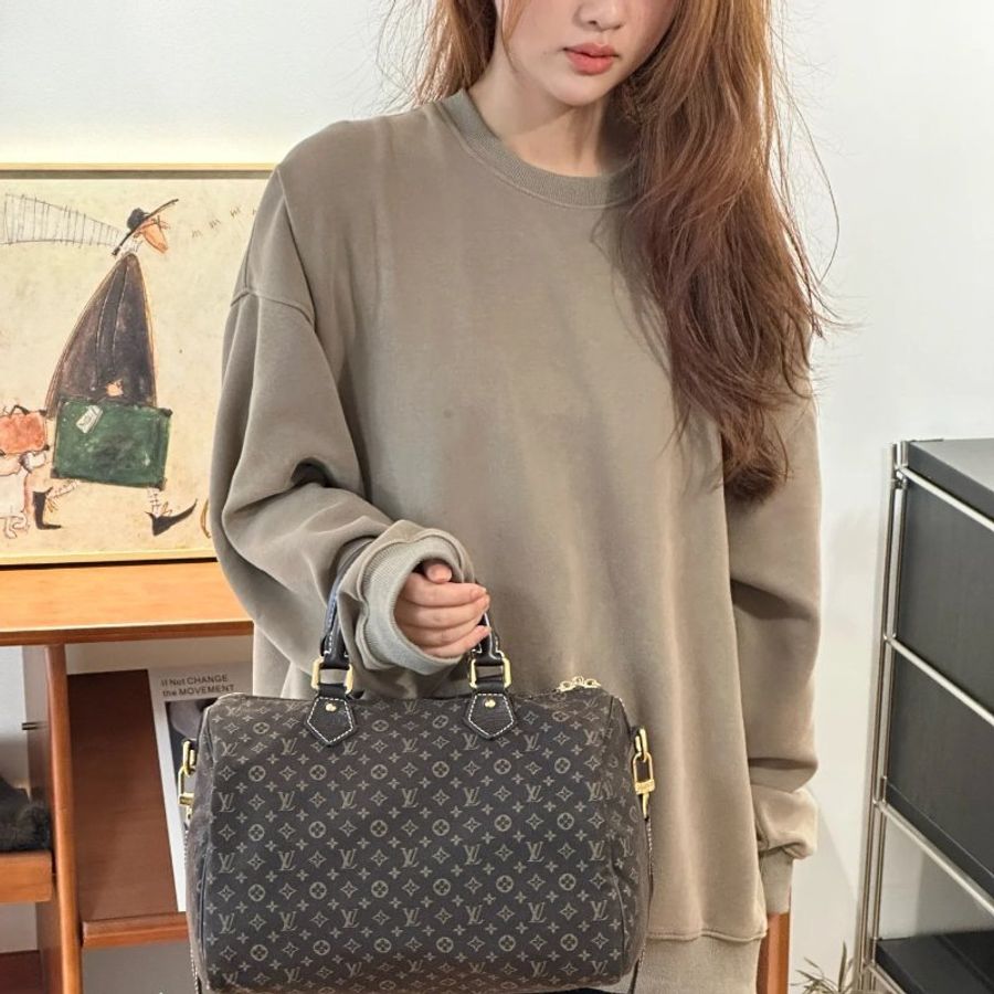 Louis Vuitton LV Speedy 30 MiniLin Bandoulière 牛仔 丹寧 緹花布 枕頭包 手提包 肩背包 側背包 斜背包-20