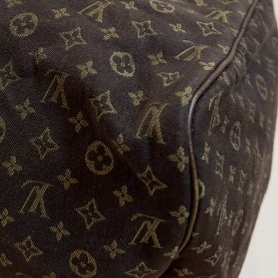 Louis Vuitton LV Speedy 30 MiniLin Bandoulière 牛仔 丹寧 緹花布 枕頭包 手提包 肩背包 側背包 斜背包-24