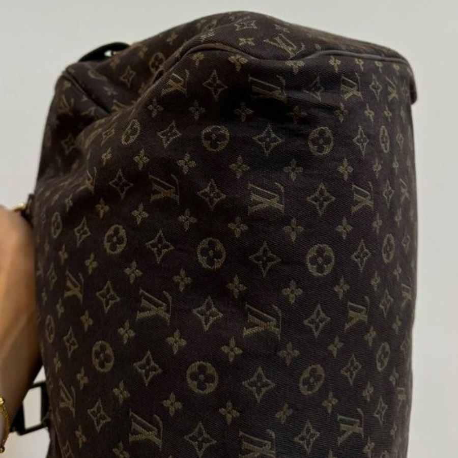 Louis Vuitton LV Speedy 30 MiniLin Bandoulière 牛仔 丹寧 緹花布 枕頭包 手提包 肩背包 側背包 斜背包-27