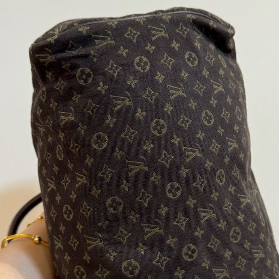 Louis Vuitton LV Speedy 30 MiniLin Bandoulière 牛仔 丹寧 緹花布 枕頭包 手提包 肩背包 側背包 斜背包-28