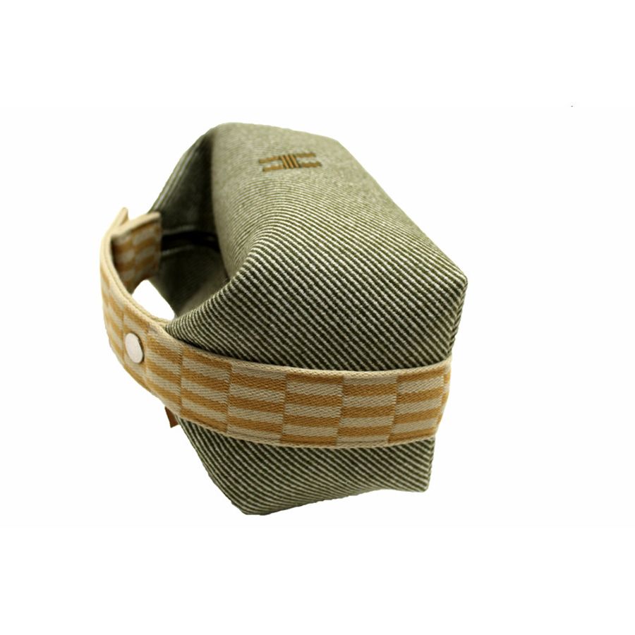 Hermes Wool Small Bride-A-Brac H Natte Pouch Vert Foret-10