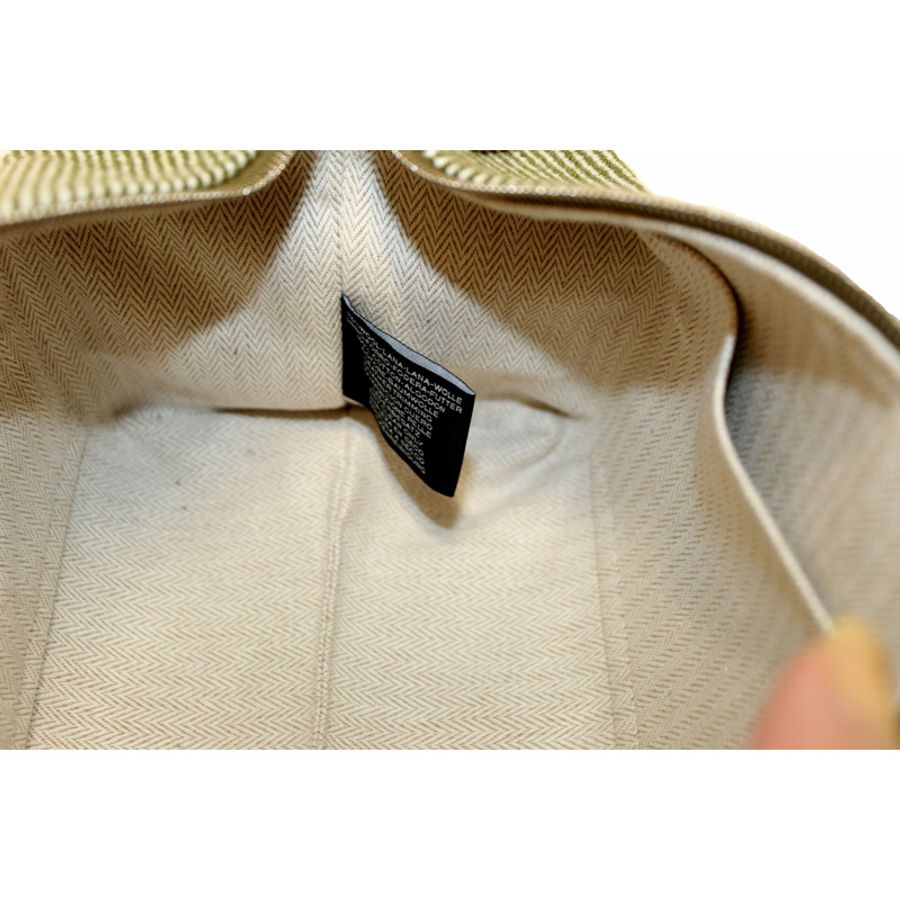 Hermes Wool Small Bride-A-Brac H Natte Pouch Vert Foret-17