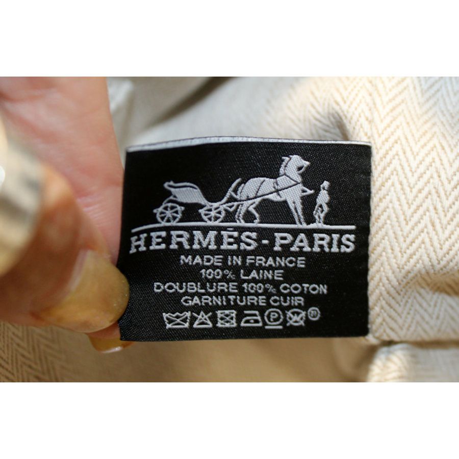 Hermes Wool Small Bride-A-Brac H Natte Pouch Vert Foret-20