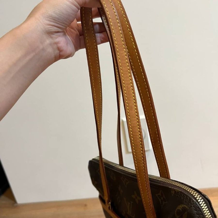 真品 LV vintage 老花 信封包 肩背包 側背包 手提包-4