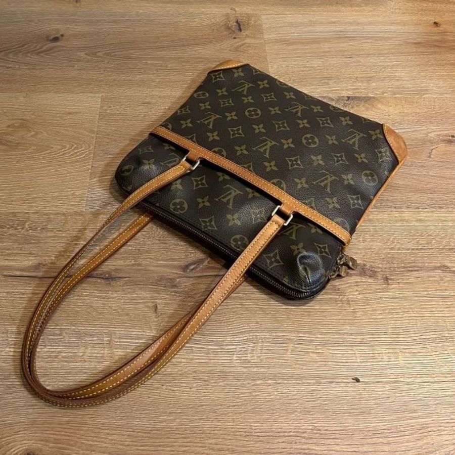 真品 LV vintage 老花 信封包 肩背包 側背包 手提包-5