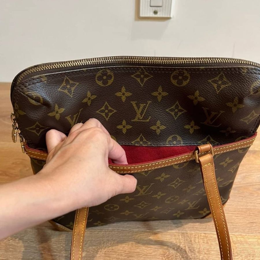 真品 LV vintage 老花 信封包 肩背包 側背包 手提包-9