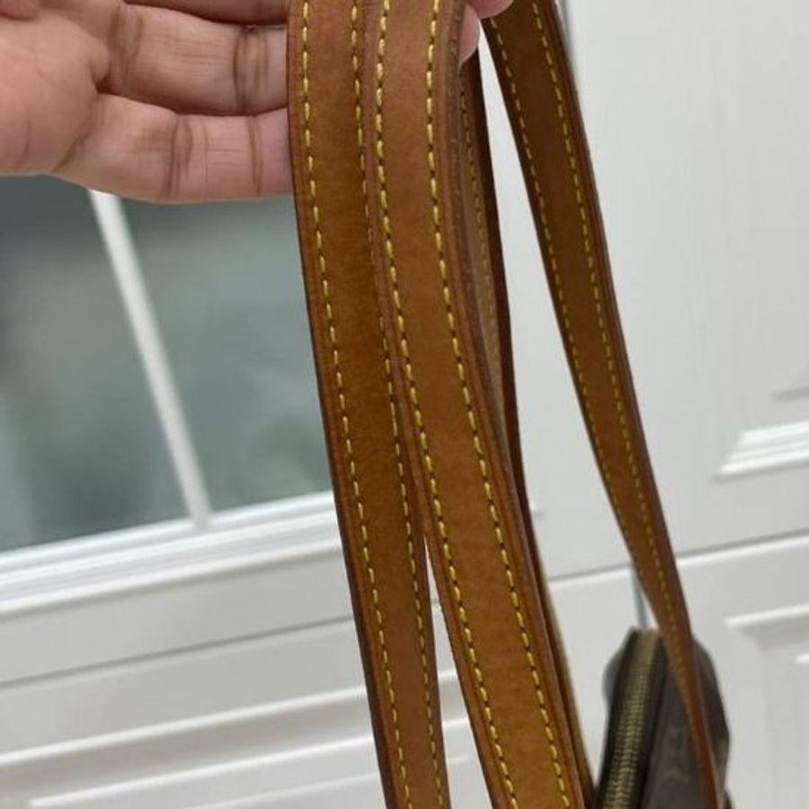 真品 LV vintage 老花 信封包 肩背包 側背包 手提包-25