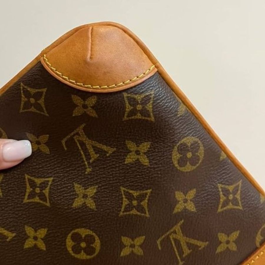 真品 LV vintage 老花 信封包 肩背包 側背包 手提包-29