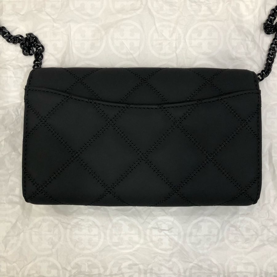 TORY BURCH willa 磨砂黑 woc 鏈袋斜背包 手拿包 全新無瑕疵-6