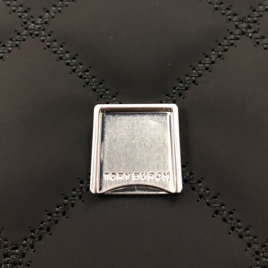 TORY BURCH willa 磨砂黑 woc 鏈袋斜背包 手拿包 全新無瑕疵-12