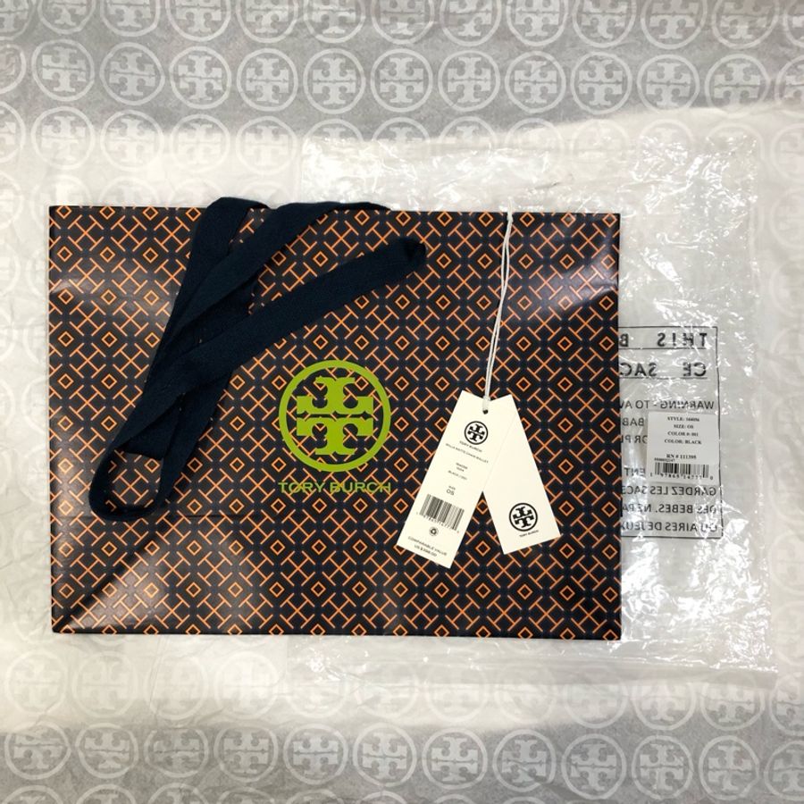 TORY BURCH willa 磨砂黑 woc 鏈袋斜背包 手拿包 全新無瑕疵-16