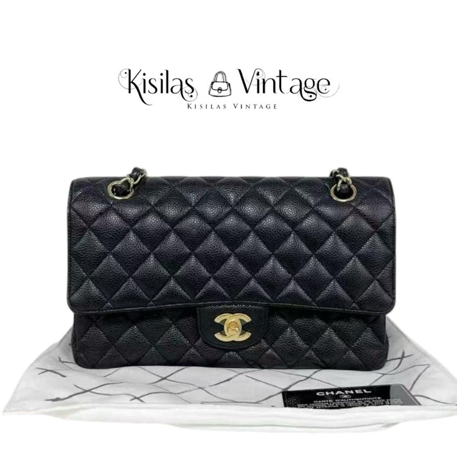 Chanel Caviar CF25 金扣-0