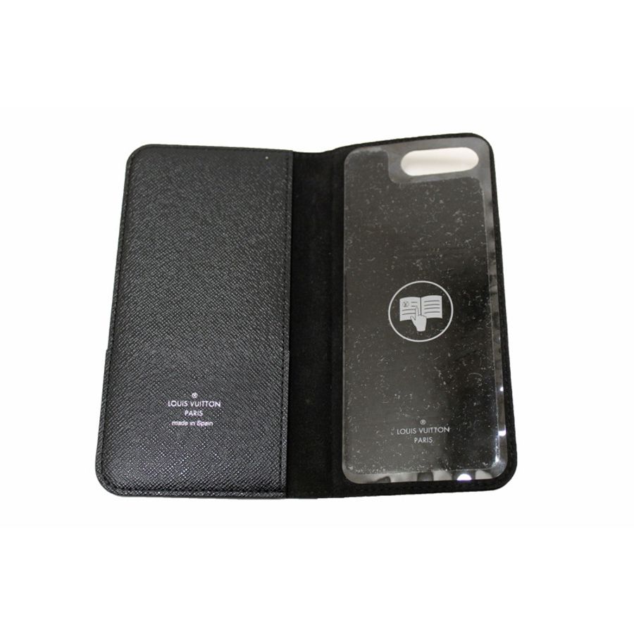 Louis Vuitton Monogram Eclipse iPhone 8 Max Folio Case-1