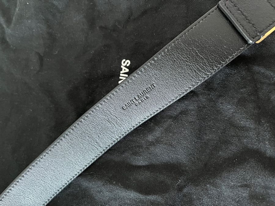 YSL Saint Laurent皮帶 3cm闊 男女皆用-3