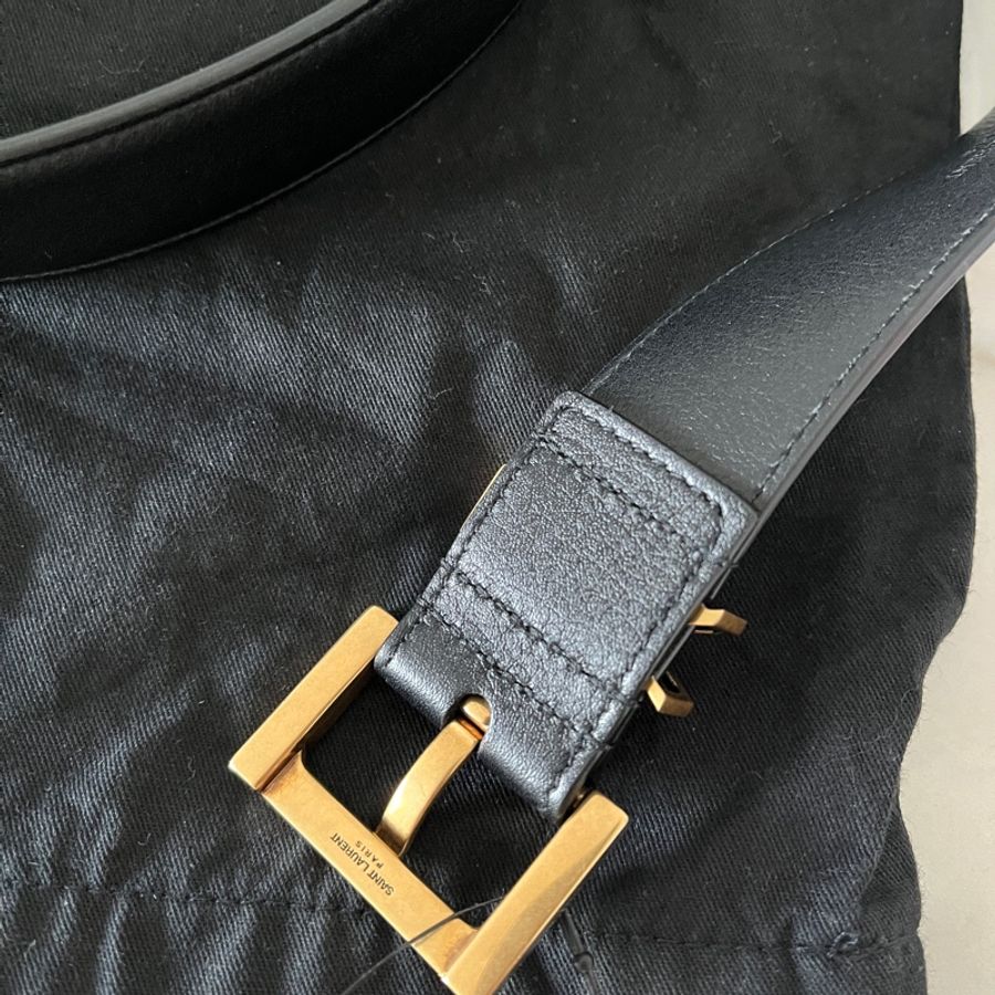 YSL Saint Laurent皮帶 3cm闊 男女皆用-4