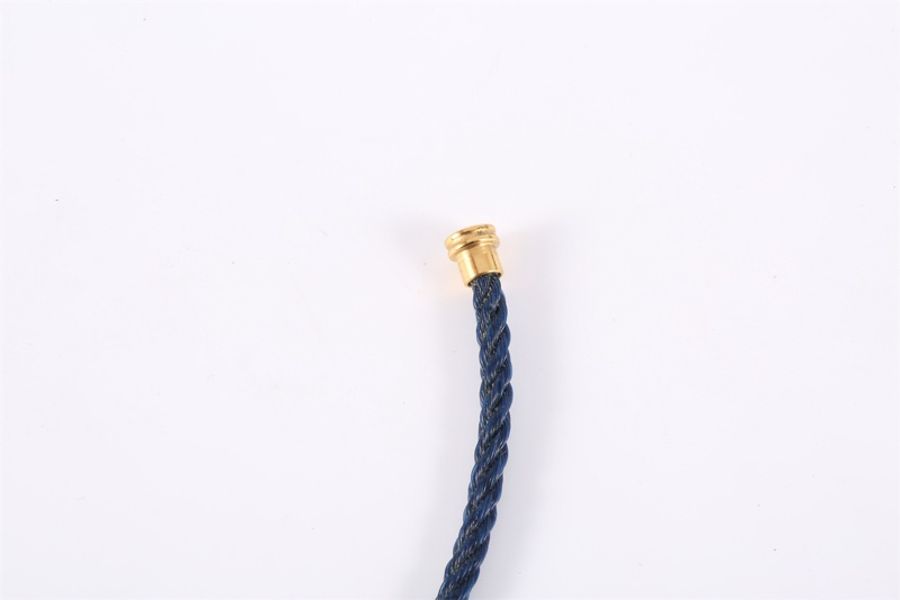 Fred（斐登） 10 馬蹄扣 手繩 中號 20mm 半鑽 18K黃金 黃金-2