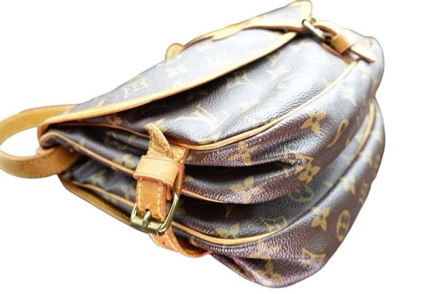 LOUIS VUITTON M42256 路易威登 LV Monogram Saumur 30 肩背包 斜背包 男包 中性 馬鞍包-7