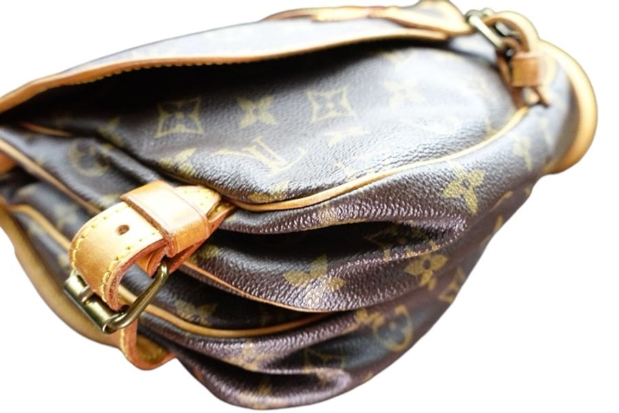 LOUIS VUITTON M42256 路易威登 LV Monogram Saumur 30 肩背包 斜背包 男包 中性 馬鞍包-9