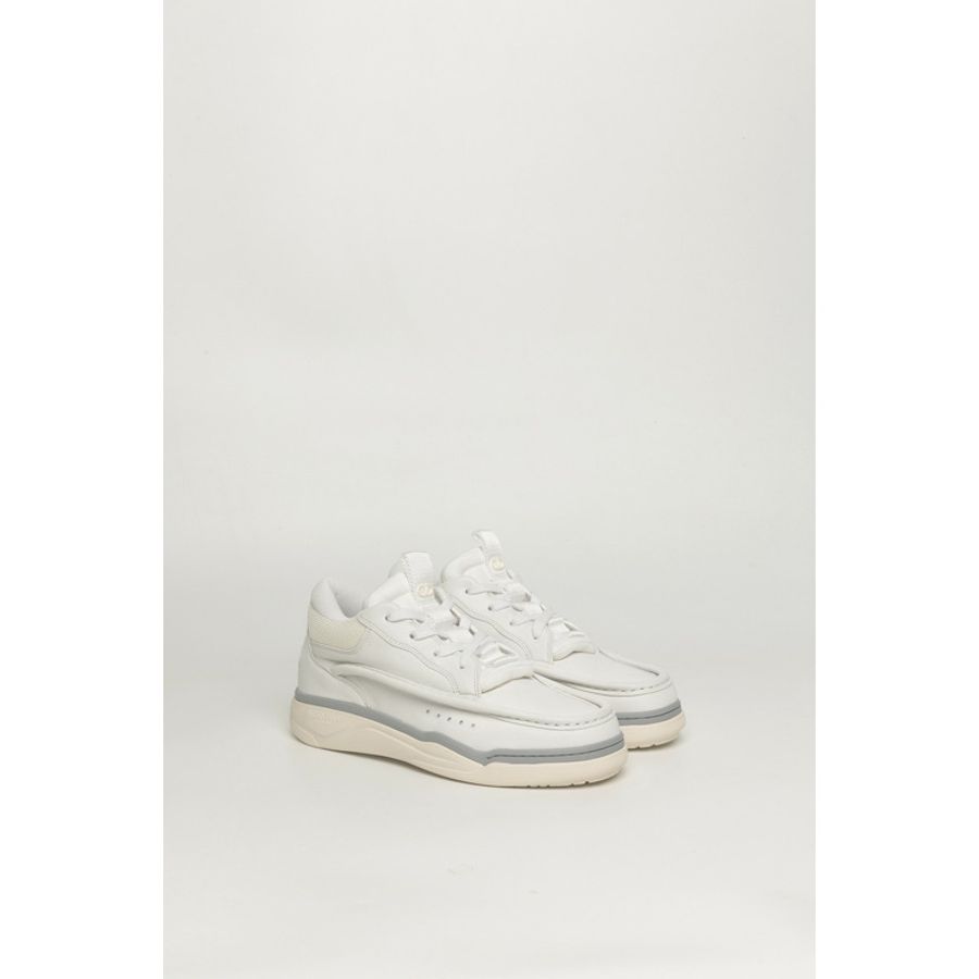 Calfskin Leather Mid-Top Runboot Sneaker 運動鞋-0