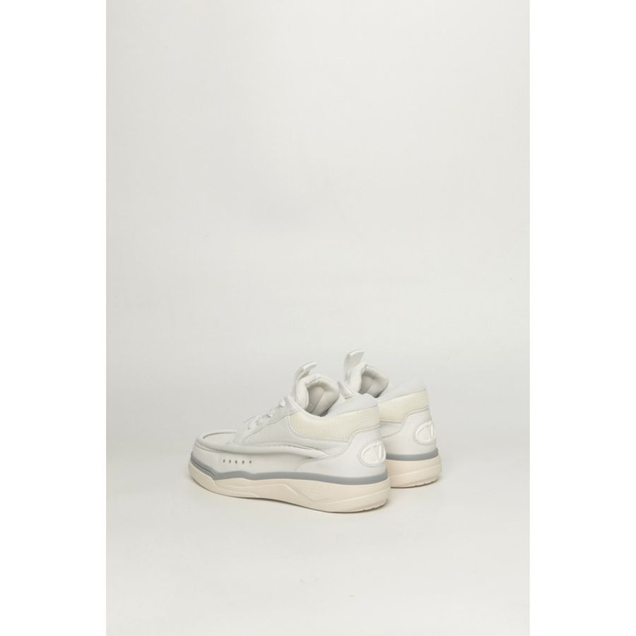 Calfskin Leather Mid-Top Runboot Sneaker 運動鞋-1