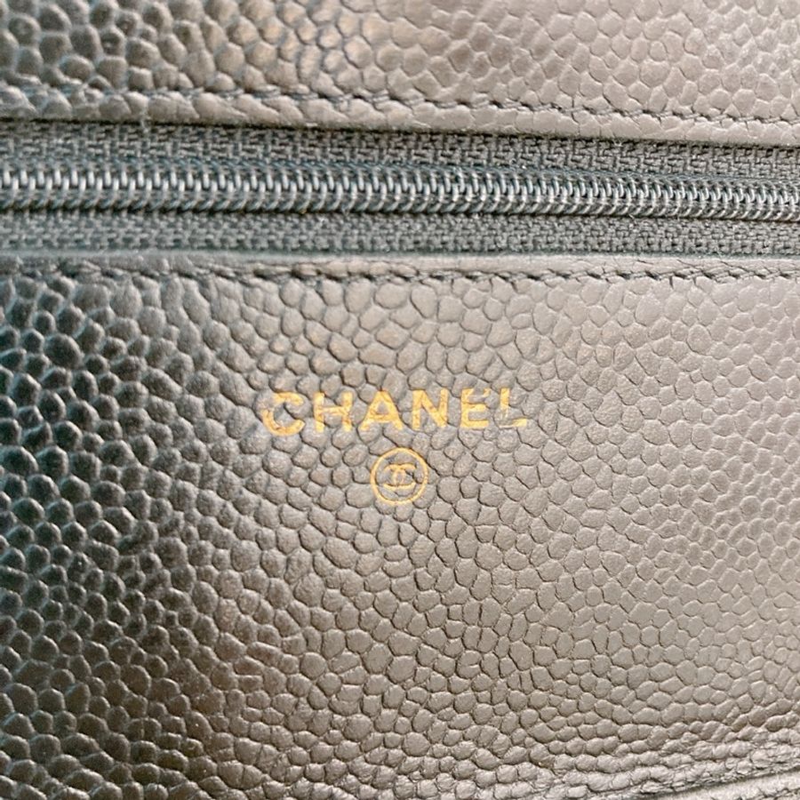 MS0066 CHANEL 香奈兒經典長銀包連鏈帶包包CLASSIC WALLET ON CHAIN CAVIAR-7