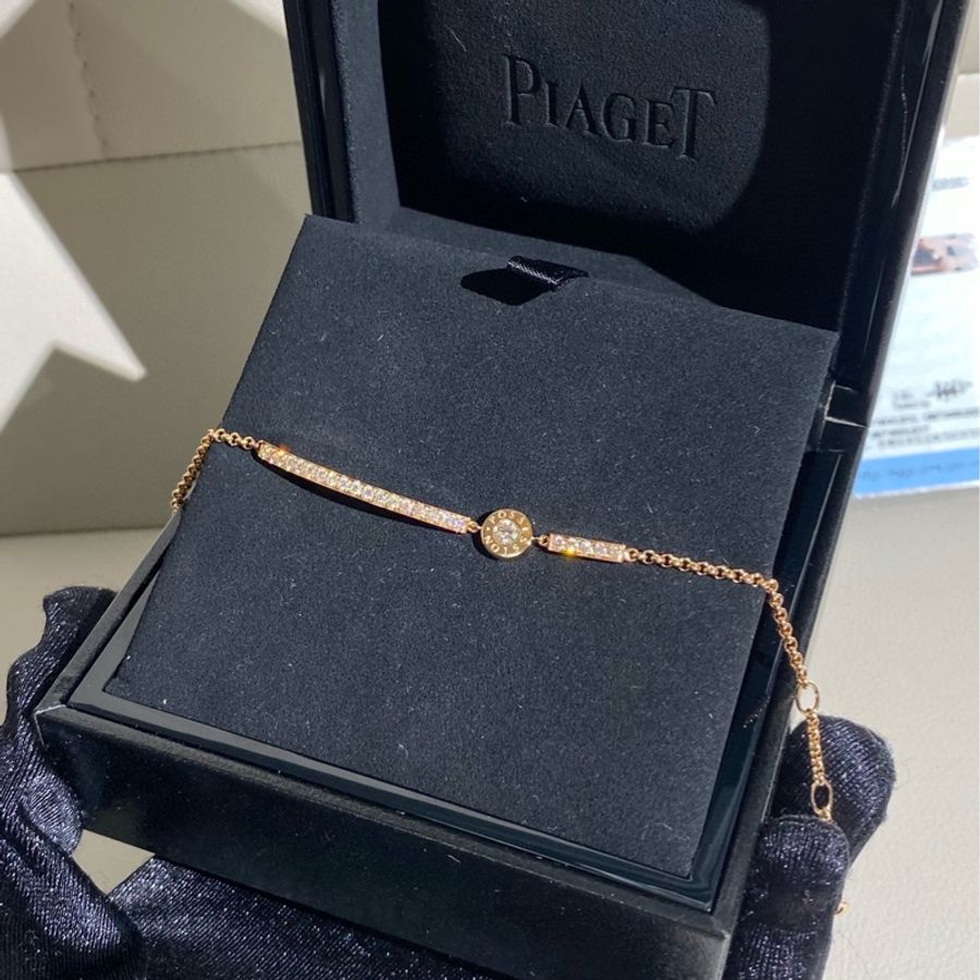 Piaget伯爵 POSSESSION时来运转系列 玫瑰金满钻手链-3