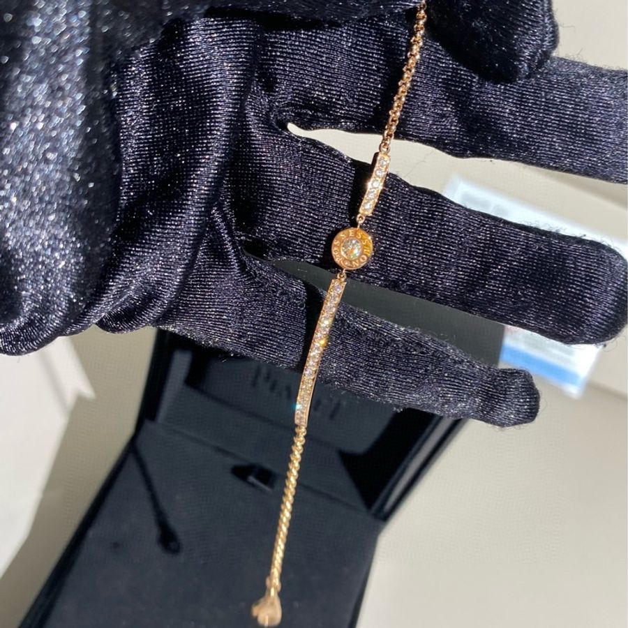 Piaget伯爵 POSSESSION时来运转系列 玫瑰金满钻手链-6