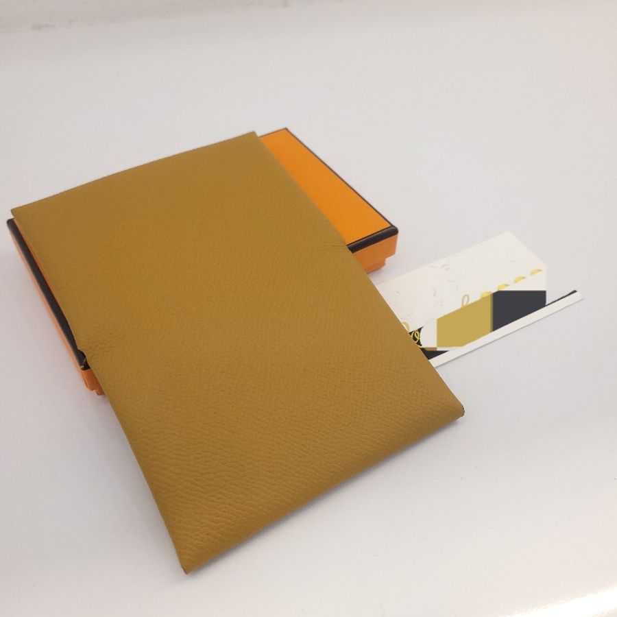 Hermès Calvi duo box 零錢卡包 (芝麻色25)-1