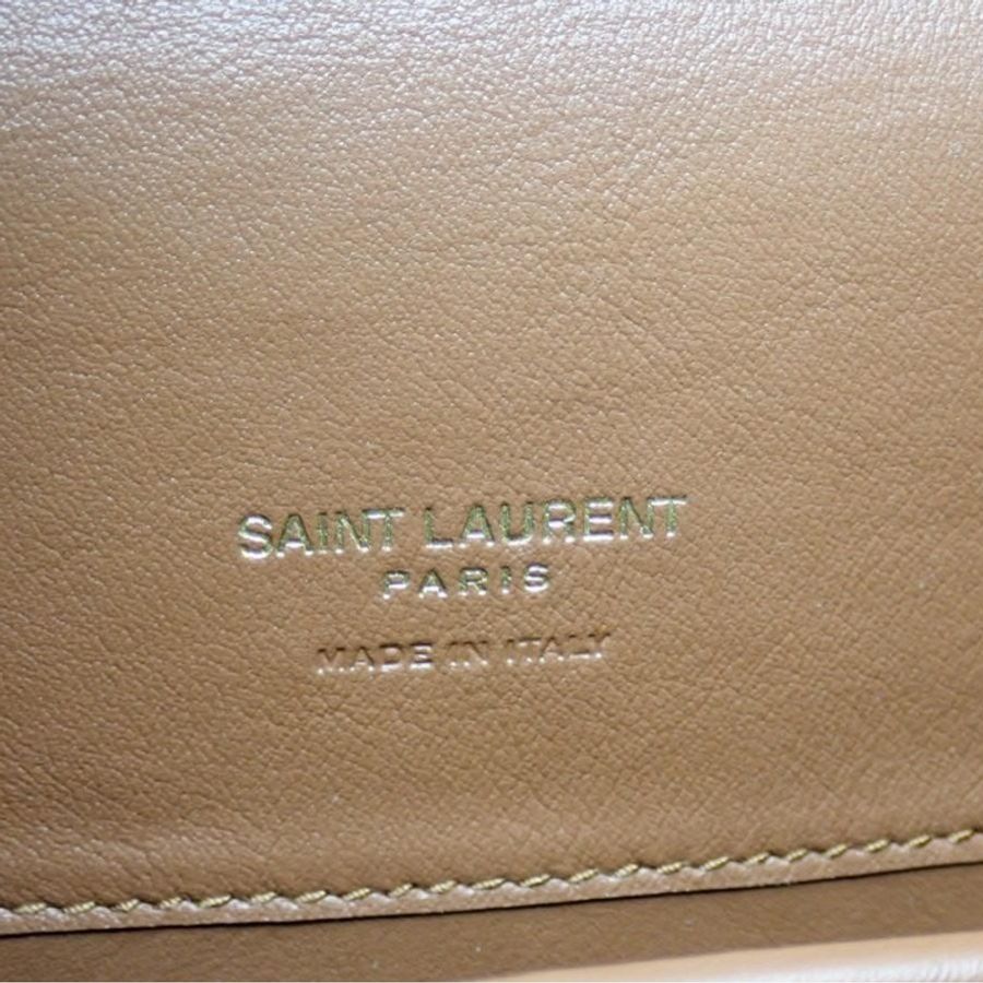 Yve Saint Laurent (9.9新)限量泰迪熊🧸羊絨毛手機包-11