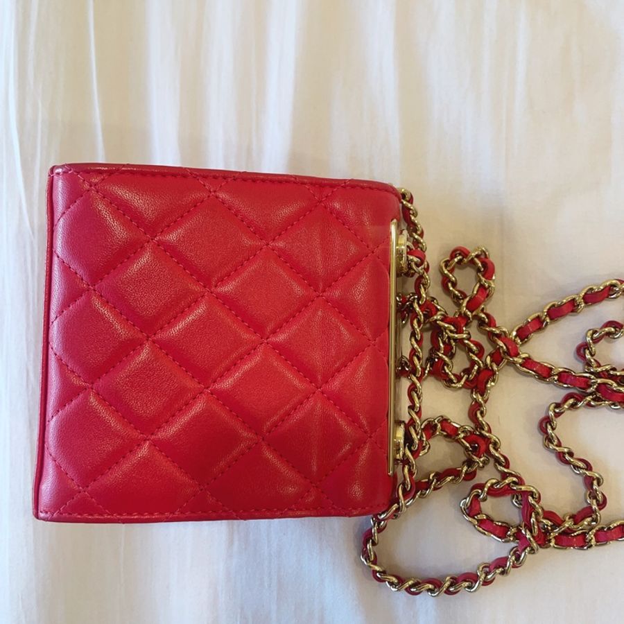 全網最低價 chanel mini trendy cc斜跨包-12