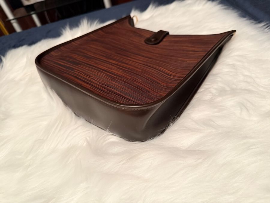 Hermes 愛馬仕 98新Evelyne 29 羊切千層皮稀有特殊包款-3