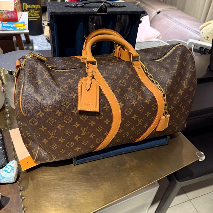LOUIS VUITTON LV KEEPALL50 off white Virgil abloh 旅行袋-6