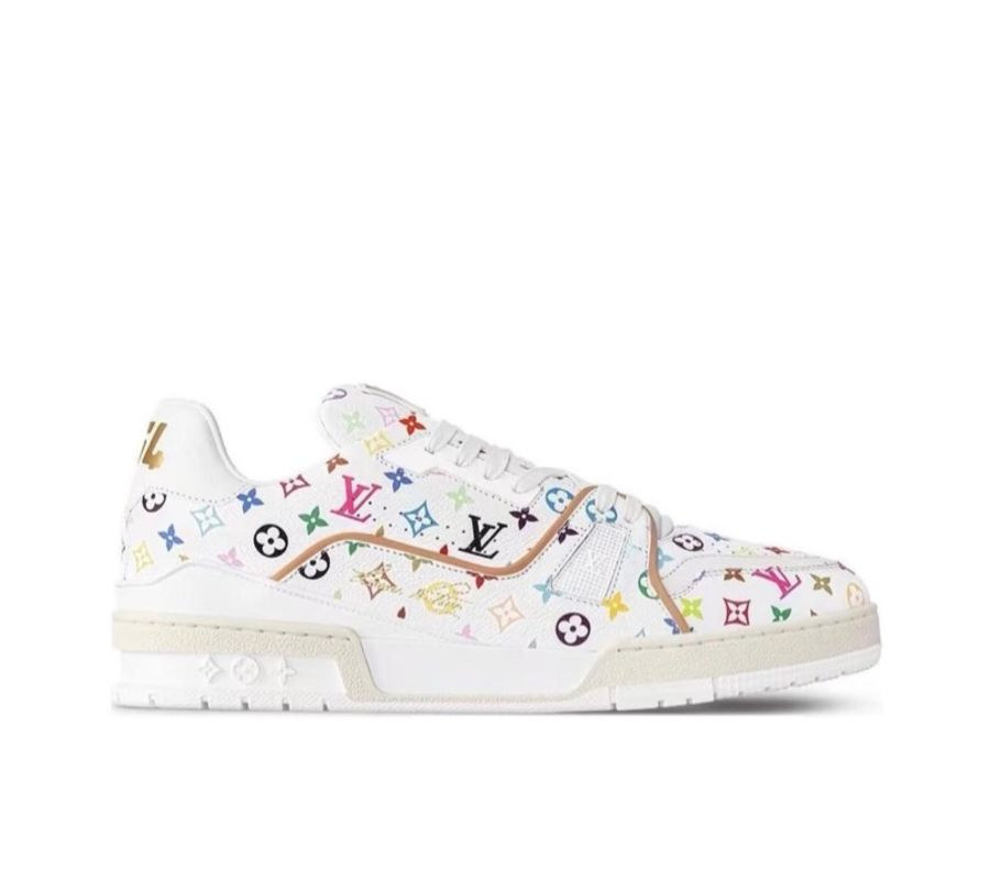 🔥 LV 村上隆 聯名限定Trainer 44碼黃金碼 全球獨家第一批拿到貨-2