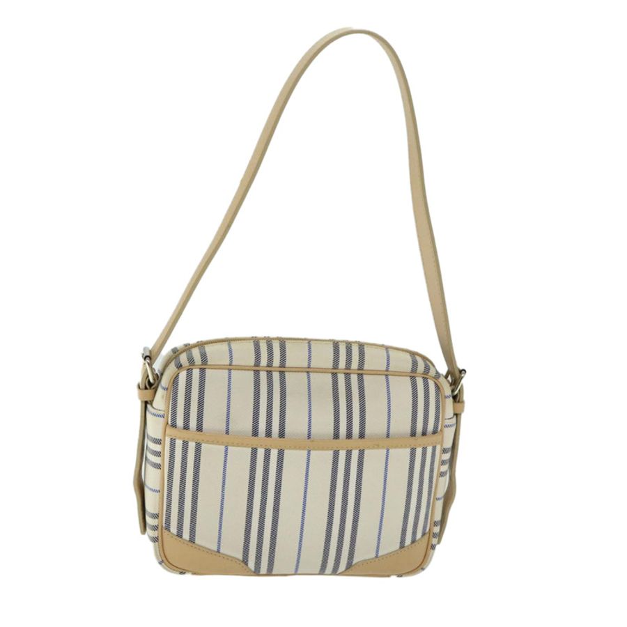 【日本直送】BURBERRY Nova 格紋帆布單肩包 米色 正品 yb507-2