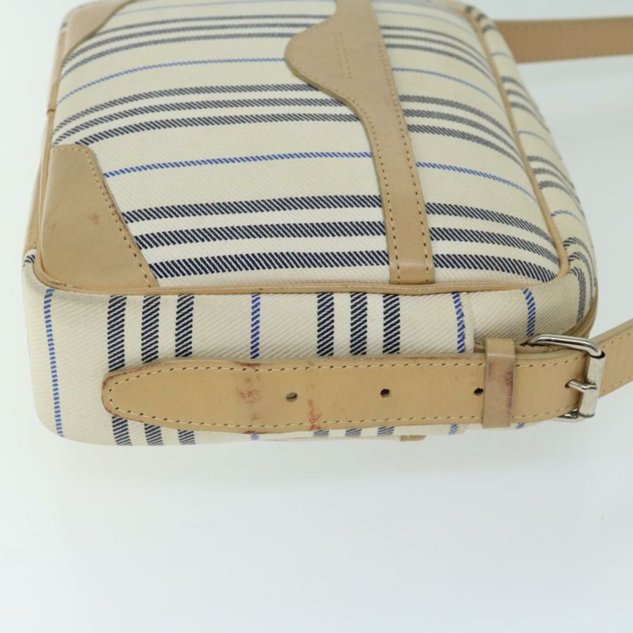 【日本直送】BURBERRY Nova 格紋帆布單肩包 米色 正品 yb507-3