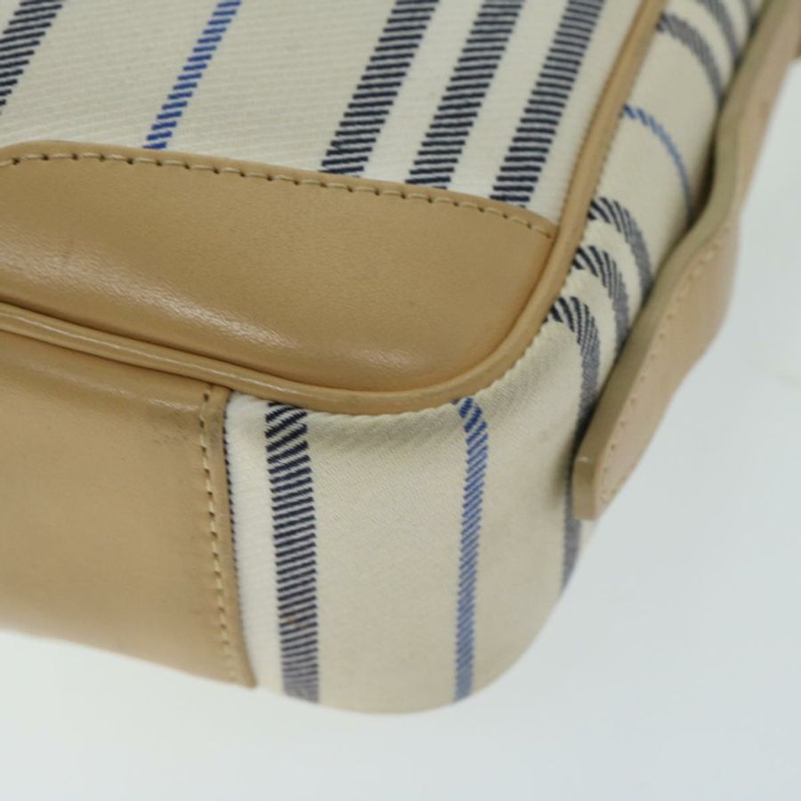 【日本直送】BURBERRY Nova 格紋帆布單肩包 米色 正品 yb507-11