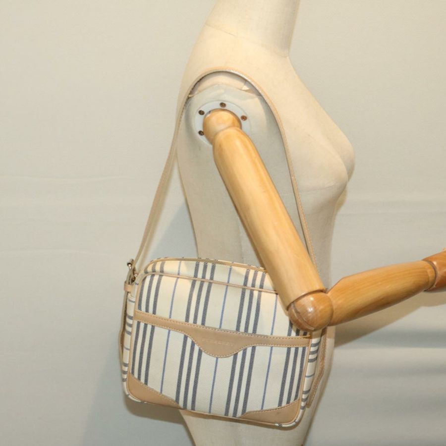 【日本直送】BURBERRY Nova 格紋帆布單肩包 米色 正品 yb507-22