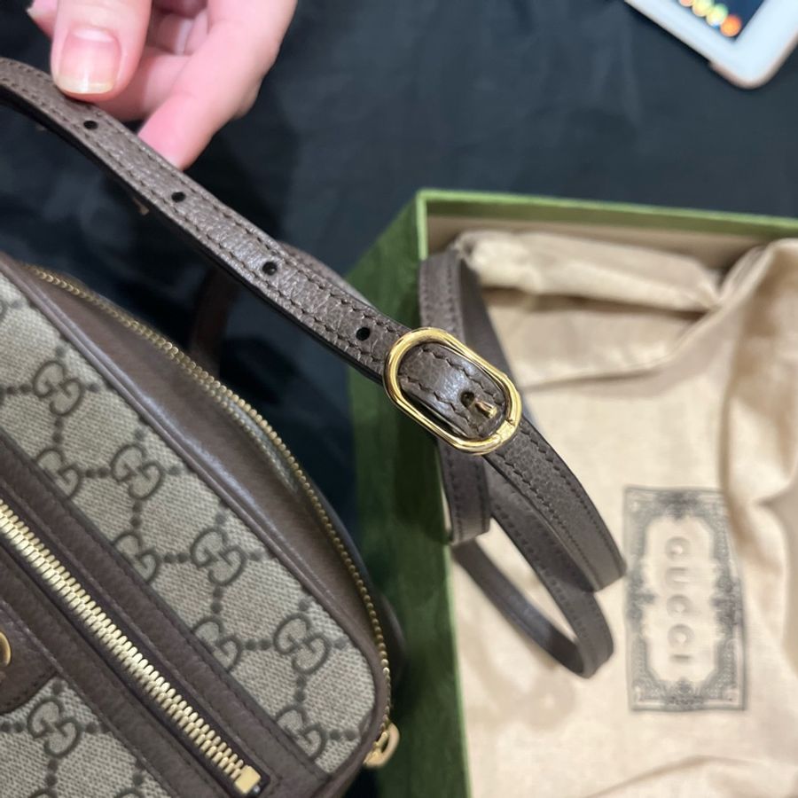 Gucci ophidia GG 斜背小包 全新-12