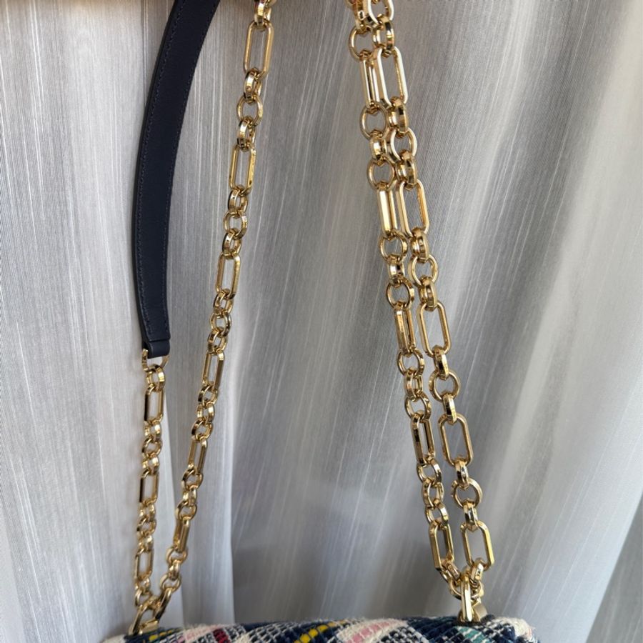 Kate Spade New York 花呢小香風carlyle tweed chain shoulder bag-3