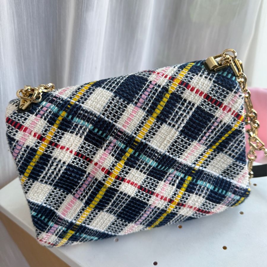 Kate Spade New York 花呢小香風carlyle tweed chain shoulder bag-7