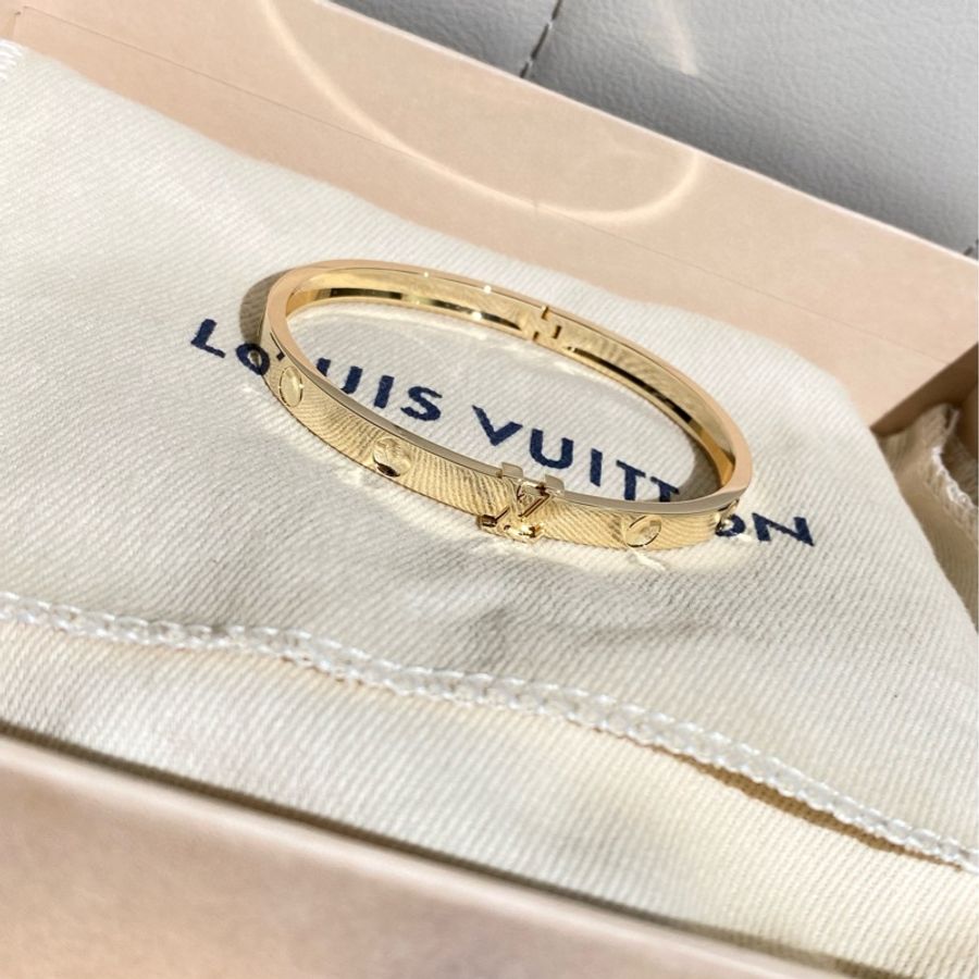 LV路易威登 Empreinte系列 玫瑰金 logo手镯-1