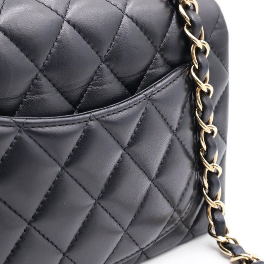CHANEL 經典口蓋包 CF20 - 黑金23開-3