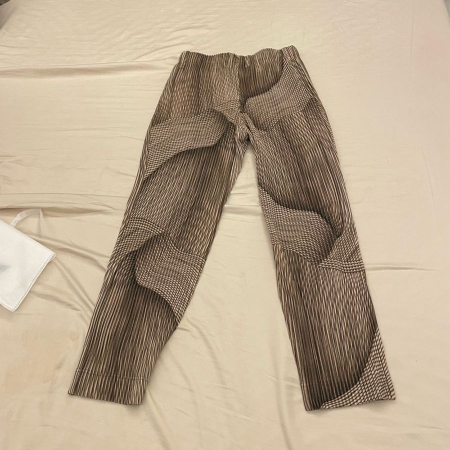 Homme Plisse RB聯名 限定款 棕色 長褲-1