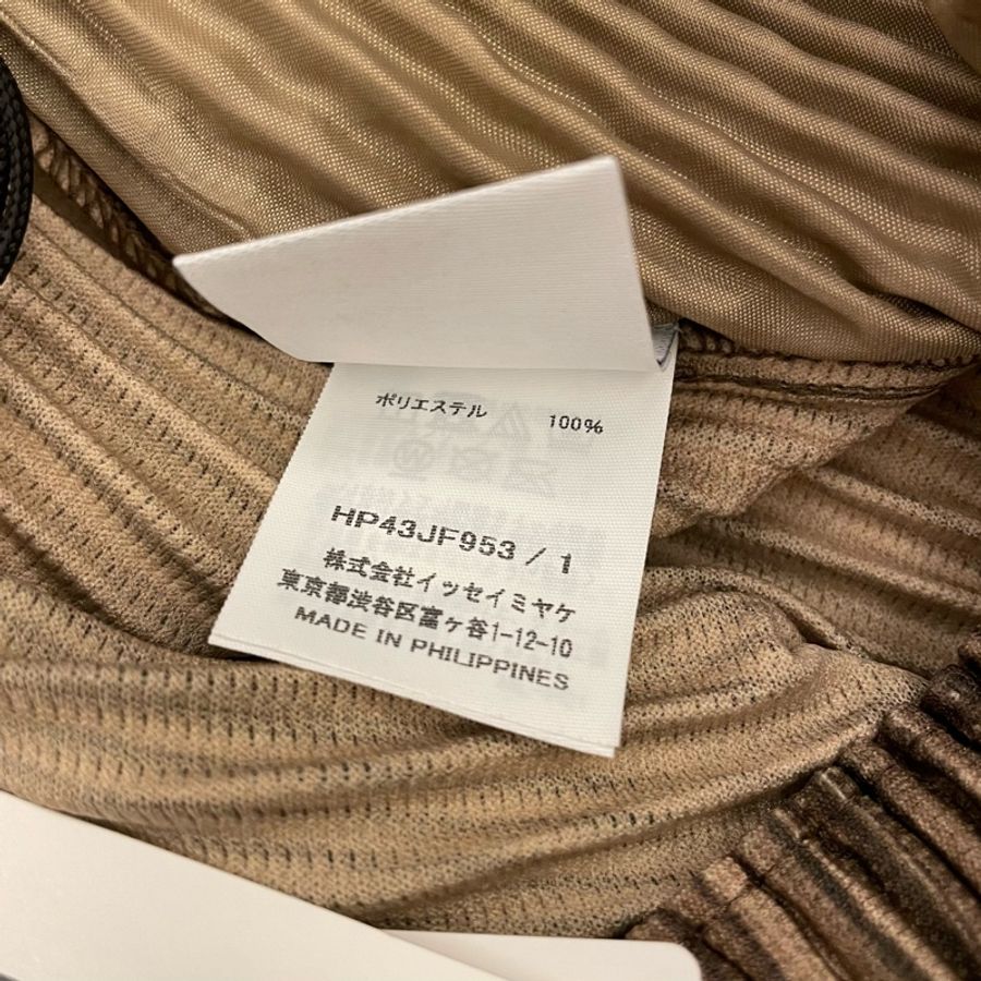 Homme Plisse RB聯名 限定款 棕色 長褲-3