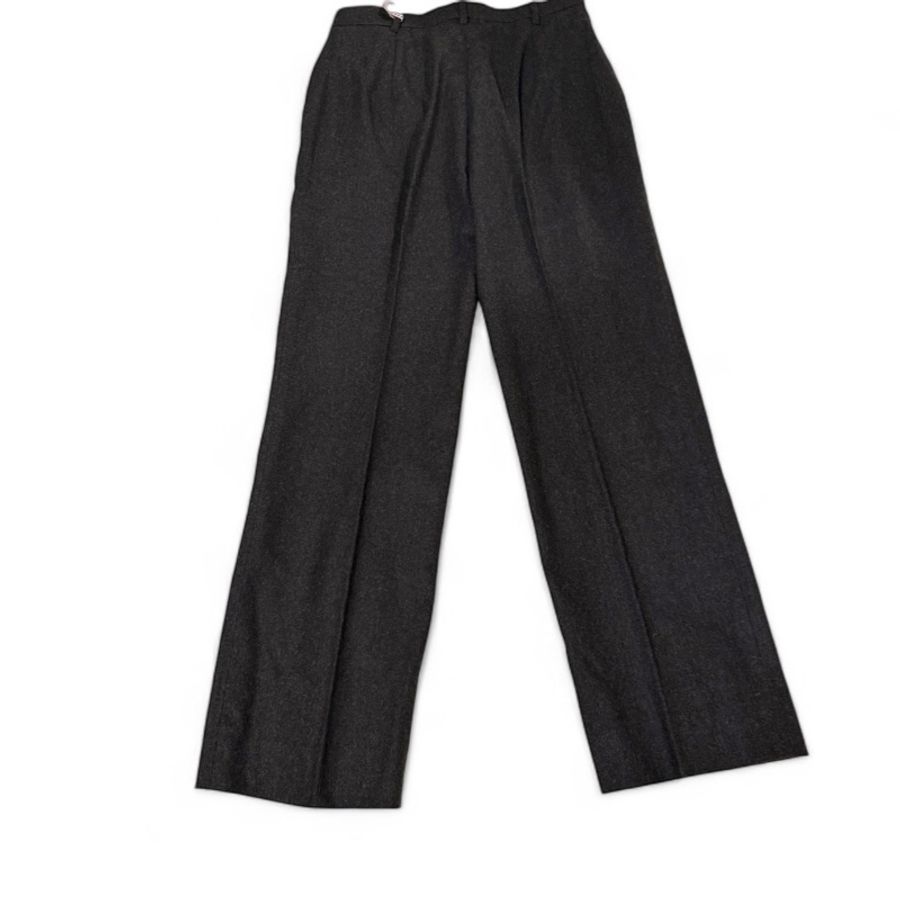 🍒MaxMara 100%WOOL黑灰長褲 size:40 /2F241207-2-4