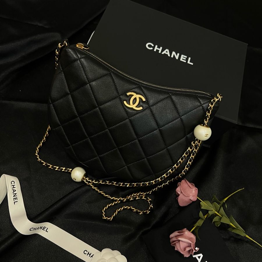 ෆ Chanel hobo 珍珠貝殼包🐚🫧-5